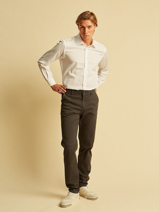 Pantaloni Chino Elastic Anthracite