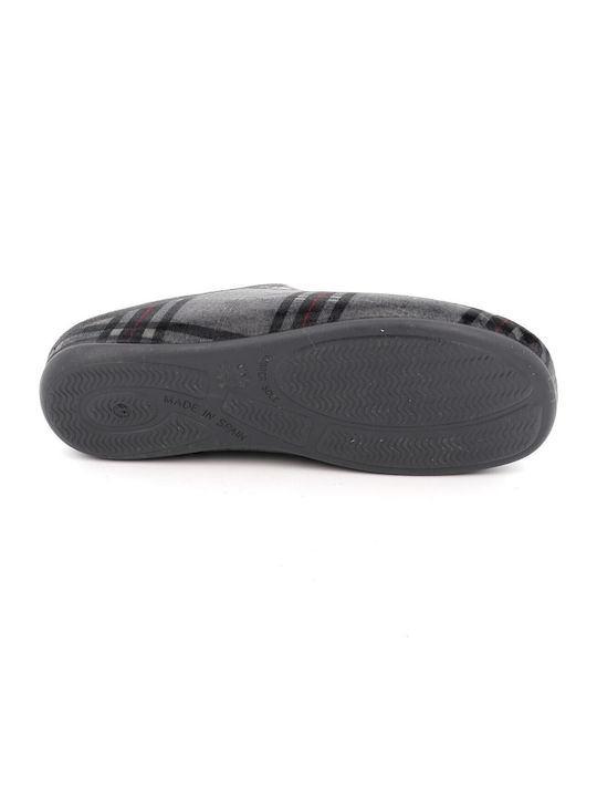 Men's Printed Slippers Gray