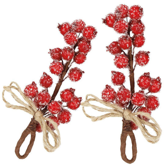 Crăciun Decorativ Plastic Sucursala Lungime 15cm.