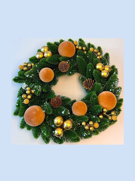 Velve Weihnachtsdekoration Kranz mit Durchmesser 30cm.
