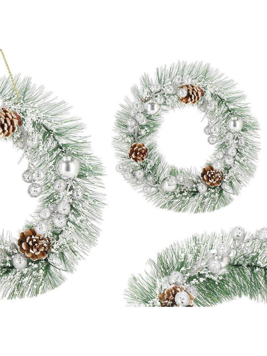 Christmas Lighted Decorative Wreath 24cm