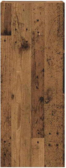 Hängeschrank fürs Wohnzimmer aus Spanplatte Altholz 40,5x30x102 cm