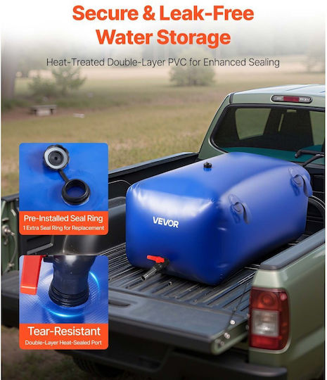 Vevor Tank für Wasser / Benzin Zylindrisch Vertikal 240Es