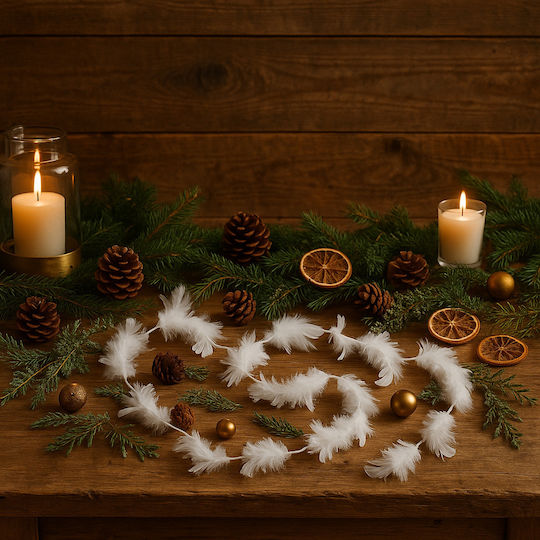 Fééric Lights and Christmas Χριστουγεννιάτικη Γιρλάντα Λευκή