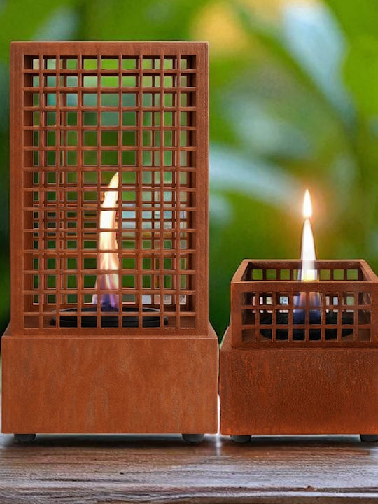 Tenderflame Τζάκι Εξωτερικού Χώρου Μεταλλικό Γκρι 16.5x16.5x17cm Tenderflame Τζάκι Εξωτερικού Χώρου Μεταλλικό Γκρι 16.5x16.5x17cm