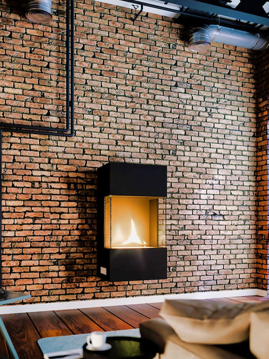 Tenderflame Τζάκι Εσωτερικού Χώρου Μεταλλικό Μαύρο 48x34x90cm