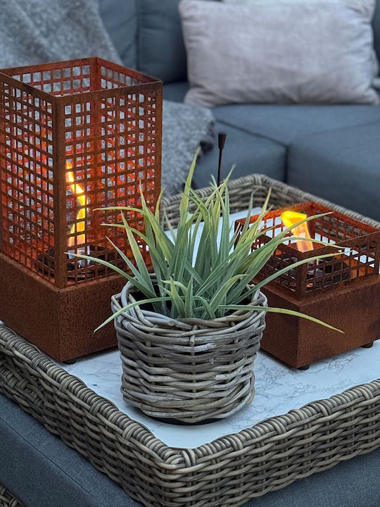 Tenderflame Firepit Gray 16.5x16.5x17cm