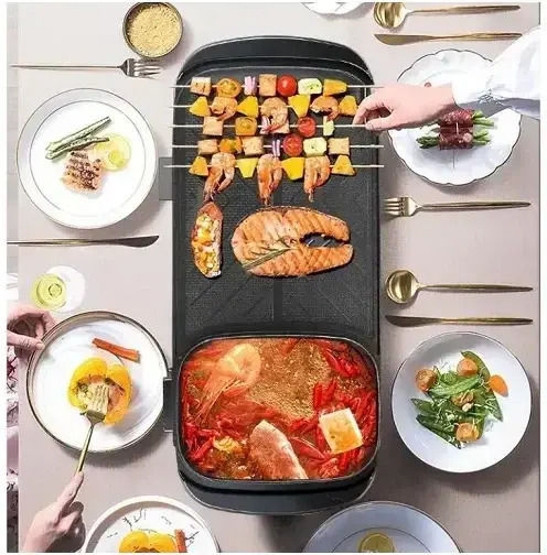 Sokany Teppanyaki Плоча за Печене с Регулируем Термостат 1600W