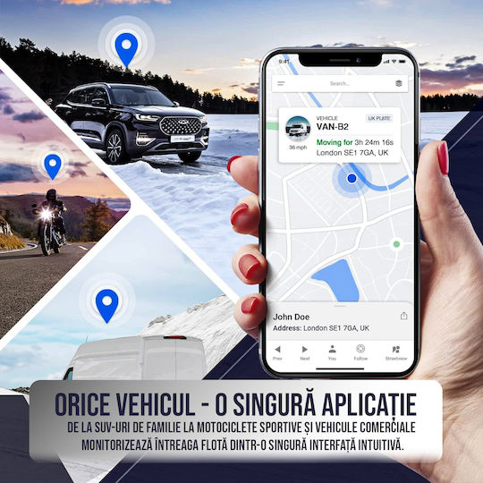 GPS Тракер LBS / GSM за Автомобили с Аларма