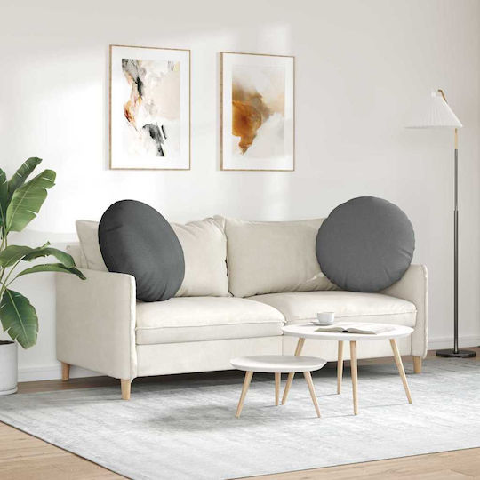 vidaXL Възглавница за диван Dark Gray 2бр 60x60см.