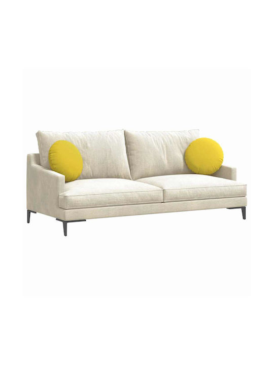 vidaXL Sofa Cushion Soft Yellow 2pcs 40x40cm.