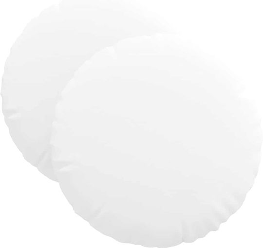 vidaXL Sofa-Kissen White 2Stück 40x40cm.