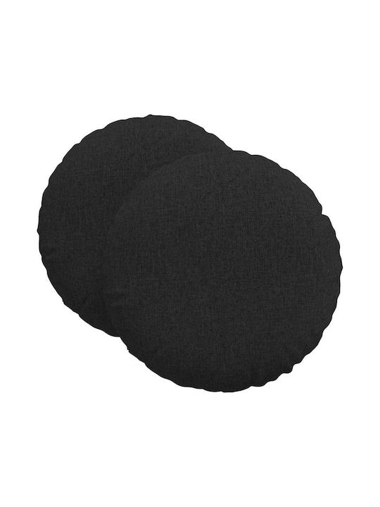 vidaXL Μαξιλάρι Καναπέ Μαύρο 80x80εκ.