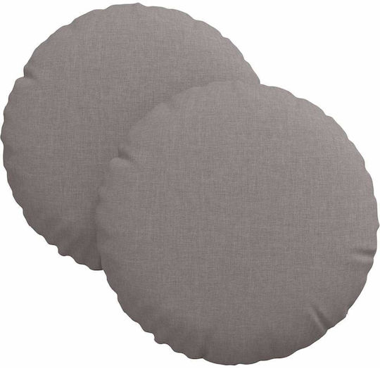 vidaXL Възглавница за диван Taupe 2бр 30x30см.