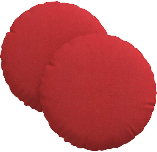 vidaXL Sofa Cushion Red 2pcs 30x30cm.
