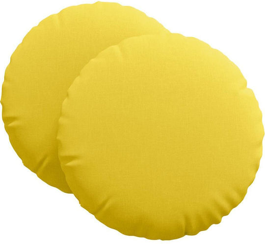 vidaXL Възглавница за диван Soft Yellow 2бр 60x60см.