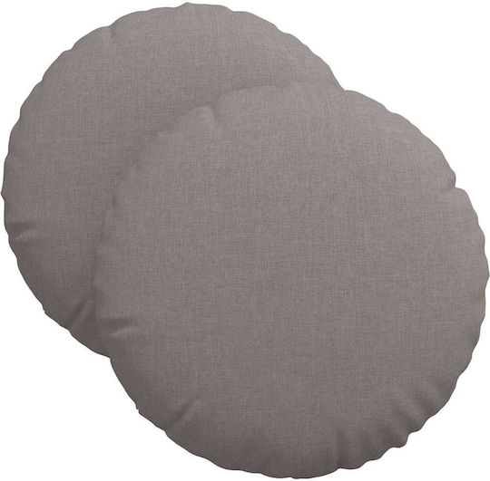 vidaXL Възглавница за диван Taupe 2бр 40x40см.