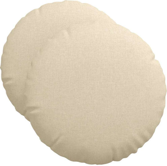 vidaXL Μαξιλάρι Καναπέ Κρεμ 50x50εκ.