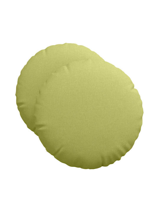 vidaXL Възглавница за диван Light Green 2бр 50x50см.