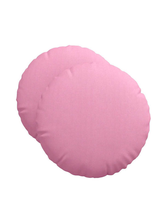 vidaXL Sofa Cushion Pink 2pcs 19x50cm.