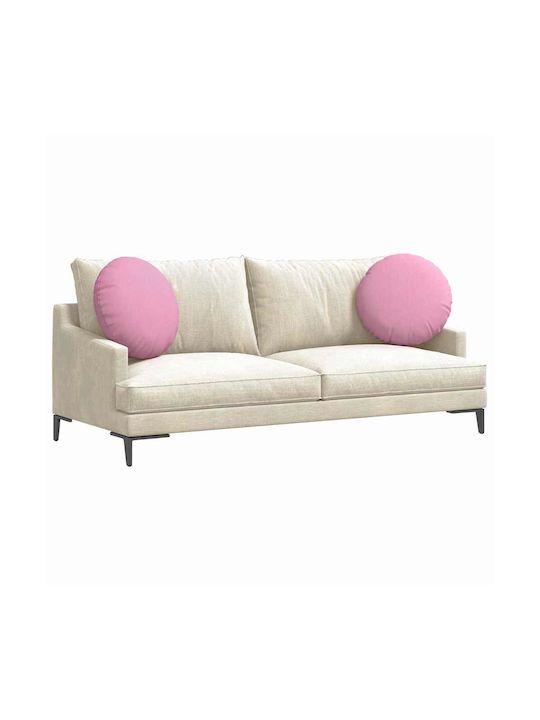 vidaXL Sofa Cushion Pink 2pcs 19x50cm.