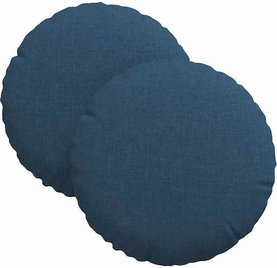 vidaXL Sofa Cushion Blue 2pcs 30x30cm.