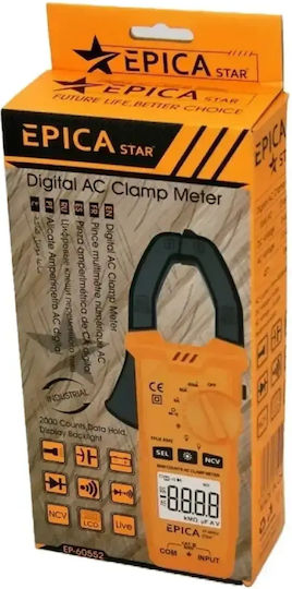 Epica Star Clamp Meter Digital 600A AC EP-60552