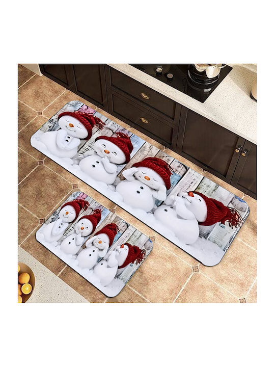 Set of 2 Non-Slip Mats 160x50cm & 80x50cm Noel-020