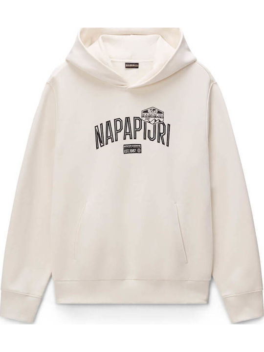 Sweatshirt with Hood Beige