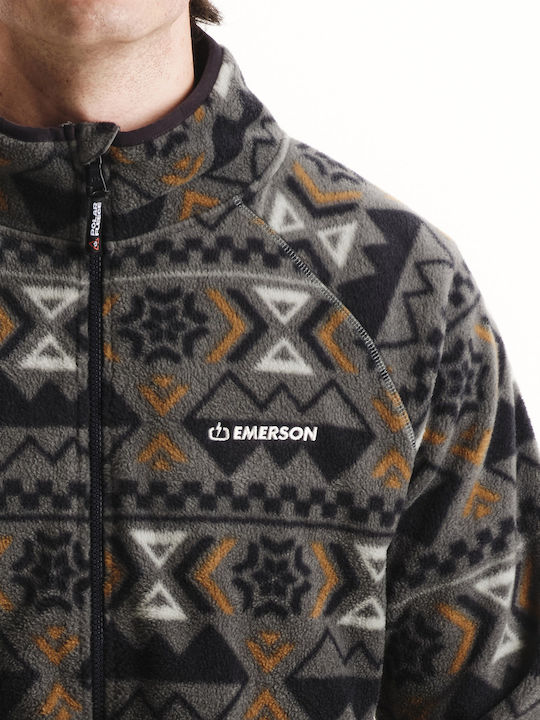 Men's Fleece Cardigan Green