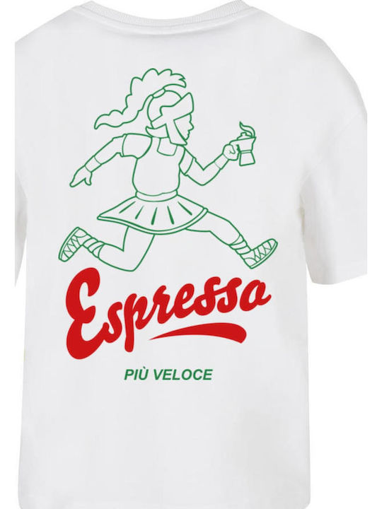 Più Veloce Tricou Alb