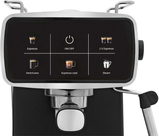 Izzy Dolce Μηχανή Espresso 1350W Πίεσης 20bar Μαύρη