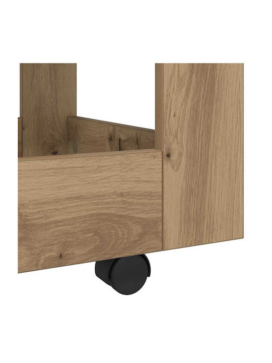 Ντουλάπι Γραφείου Ξύλινο με Ρόδες Artisan Oak 60x45x60cm