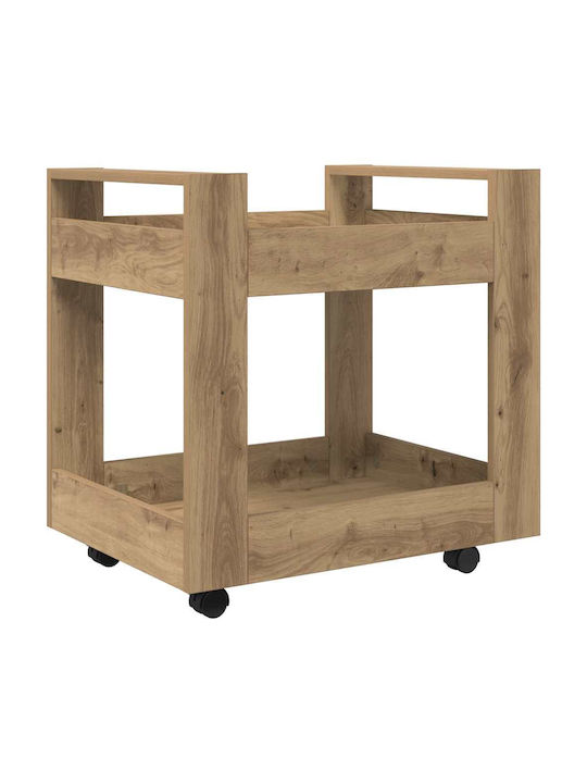 Ντουλάπι Γραφείου Ξύλινο με Ρόδες Artisan Oak 60x45x60cm