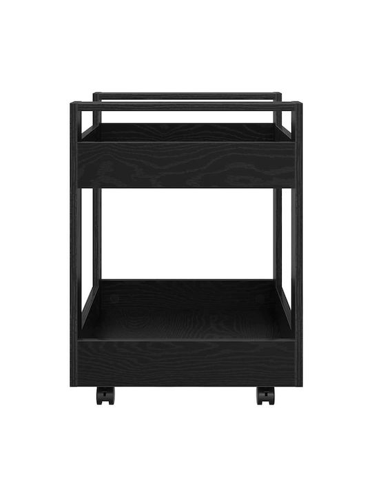 Cabinet de Birou cu roți Μαύρη Οξυά 60x45x60cm