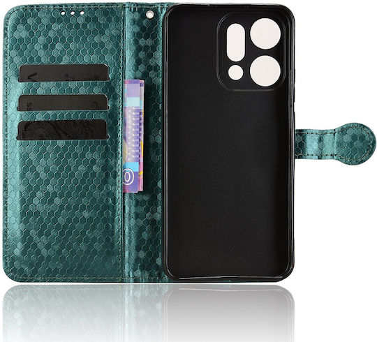 Brieftasche Synthetisches Leder Grün (Oppo Reno 14)