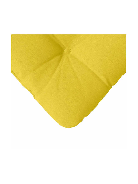 vidaXL Perna De Canapea Galbenă 40x40cm