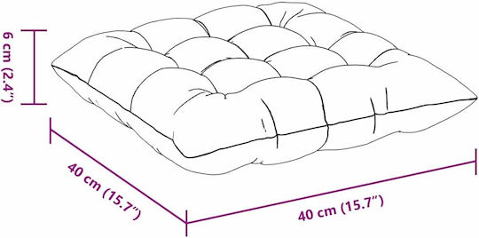 vidaXL Μαξιλάρι Καναπέ Πράσινο 40x40εκ.