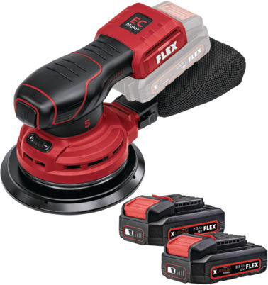 Flex Exzenterschleifer 150mm Batterie 1x2.5Ah