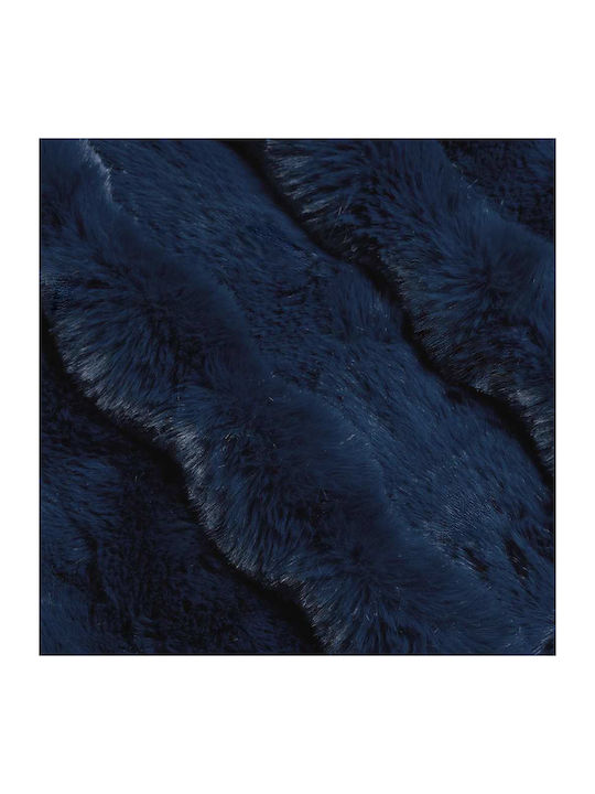 vidaXL Pelzige Decke Übergröße 240x270cm Blau