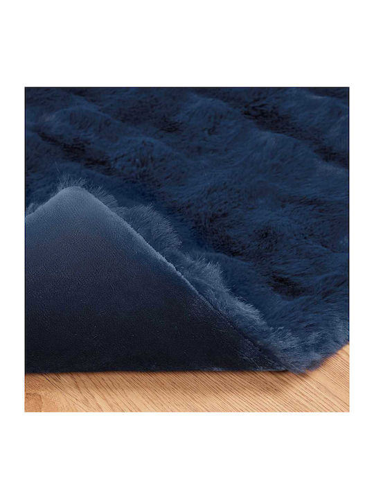 vidaXL Pelzige Decke Übergröße 240x270cm Blau