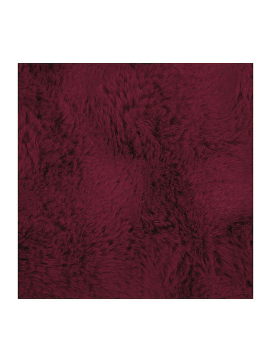 vidaXL Pelzige Decke Übergröße 220x240cm Verdegrün Rot