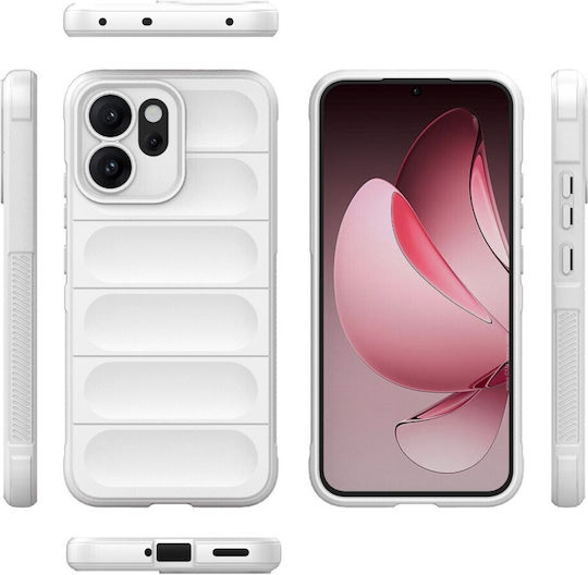 Magic Shield Back Cover Σιλικόνης Λευκό (Oppo Reno14F)