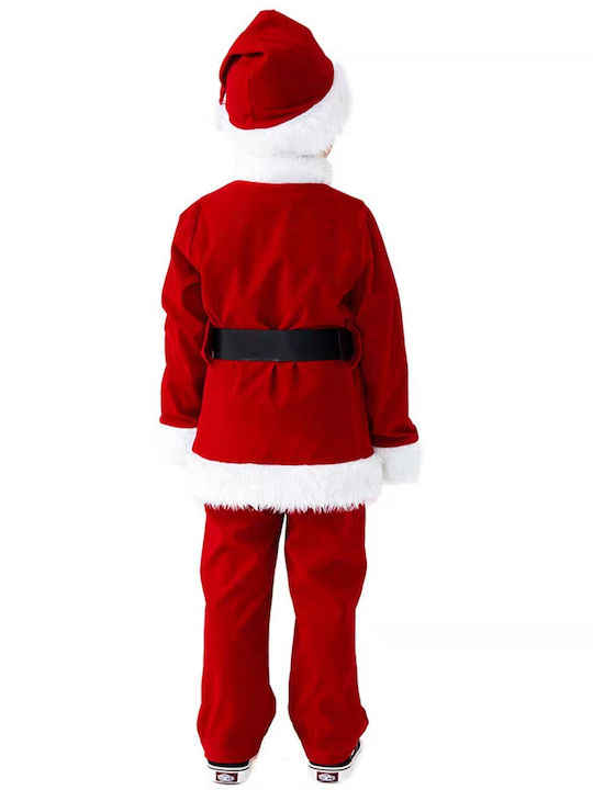 Kids Christmas Costume Santa Claus Red