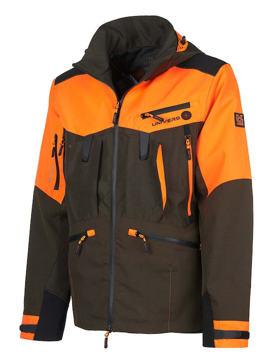 Univers Jachetă de vânătoare Softshell Verde/Arancio