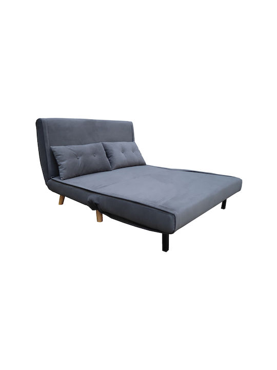 Josuane Doppelsitzer Sofa Sofa Charcoal 122x80x81cm
