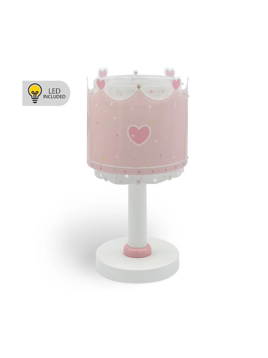 Ango Led Παιδικό Διακοσμητικό Φωτιστικό Little Queen Ροζ 30x15cm