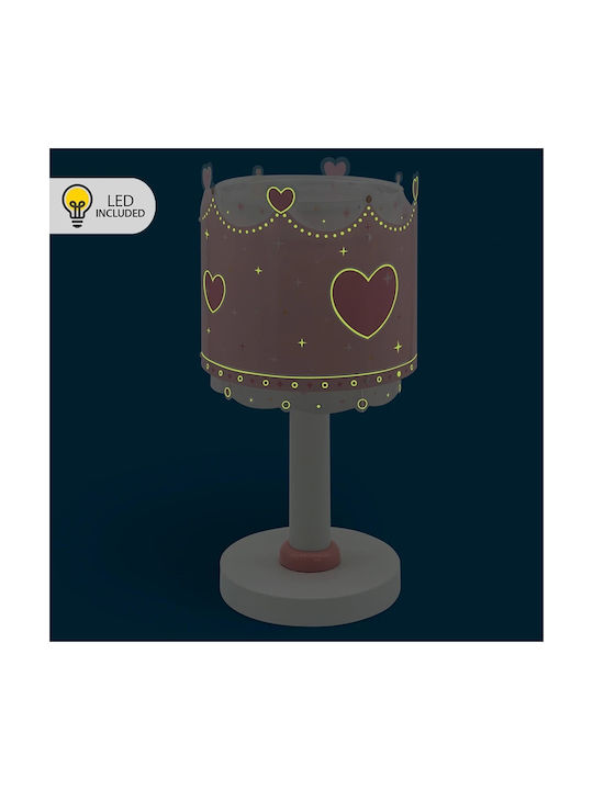Ango Led Παιδικό Διακοσμητικό Φωτιστικό Little Queen Ροζ 30x15cm
