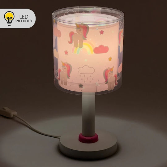 Ango Lampă decorativă pentru copii Unicorns de noptieră Roz