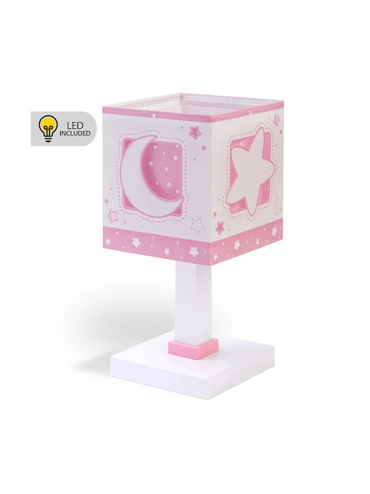 Ango Lumini LED Lampă decorativă pentru copii Roz 29x13.5cm